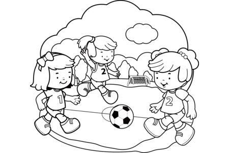 Coloriage Sport8 – 10doigts.fr